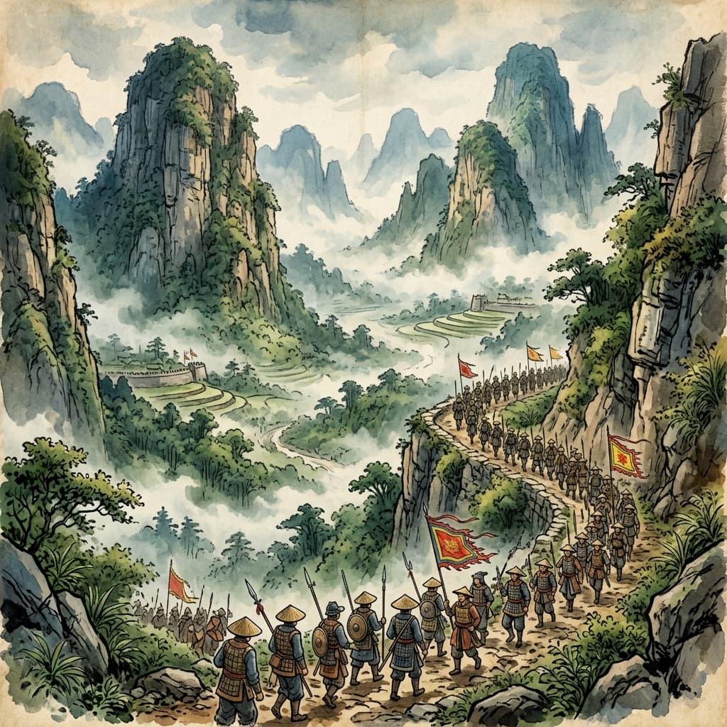Ải Chi Lăng hiểm trở